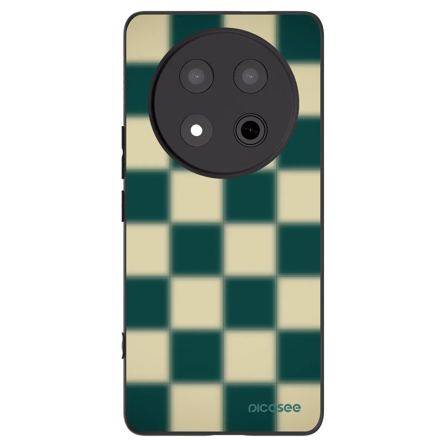 Silikonový černý obal pro Honor Magic7 Lite 5G - Shadow Chess