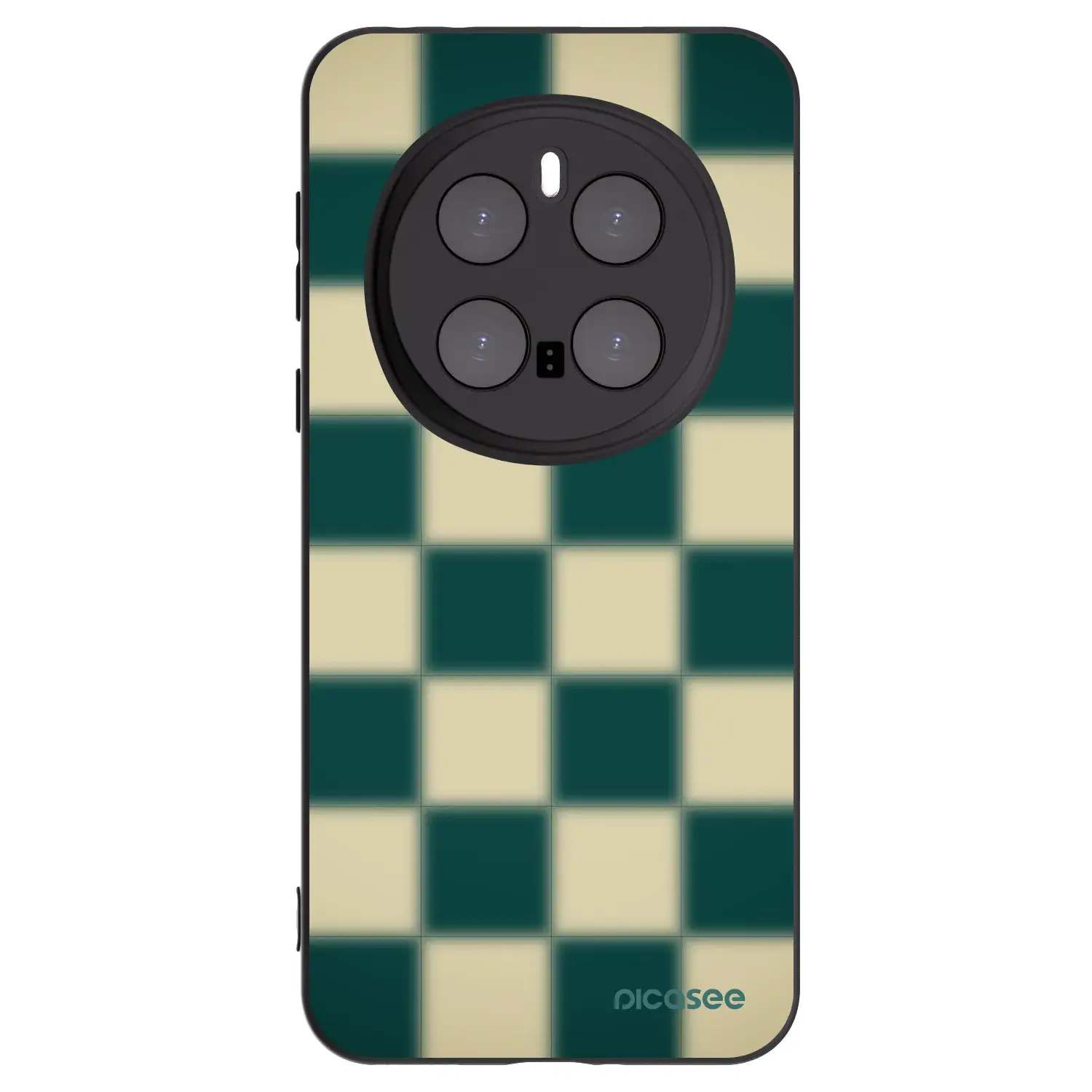Silikonový černý obal pro Honor Magic7 Pro 5G - Shadow Chess