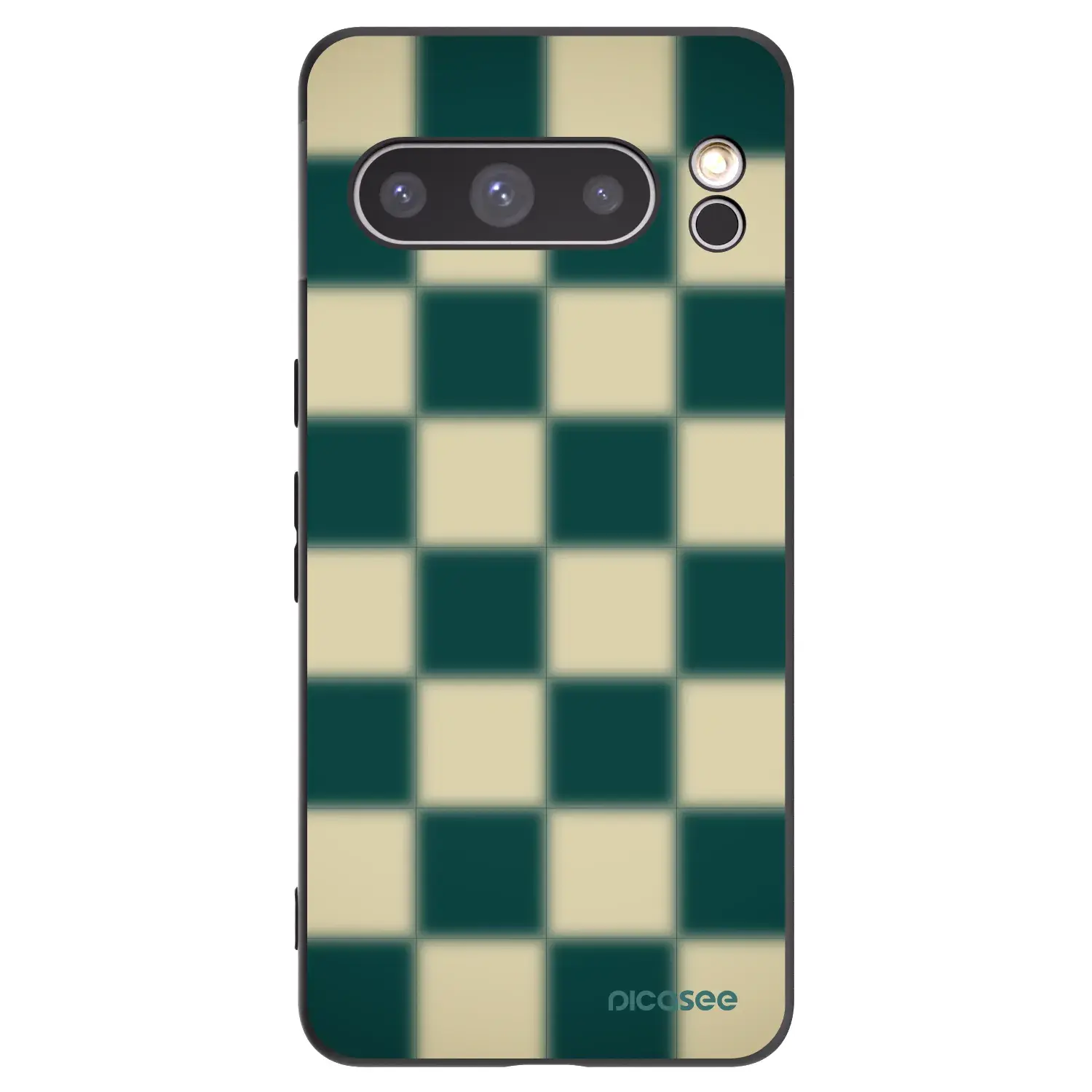 Silikonový černý obal pro Google Pixel 8 Pro - Shadow Chess