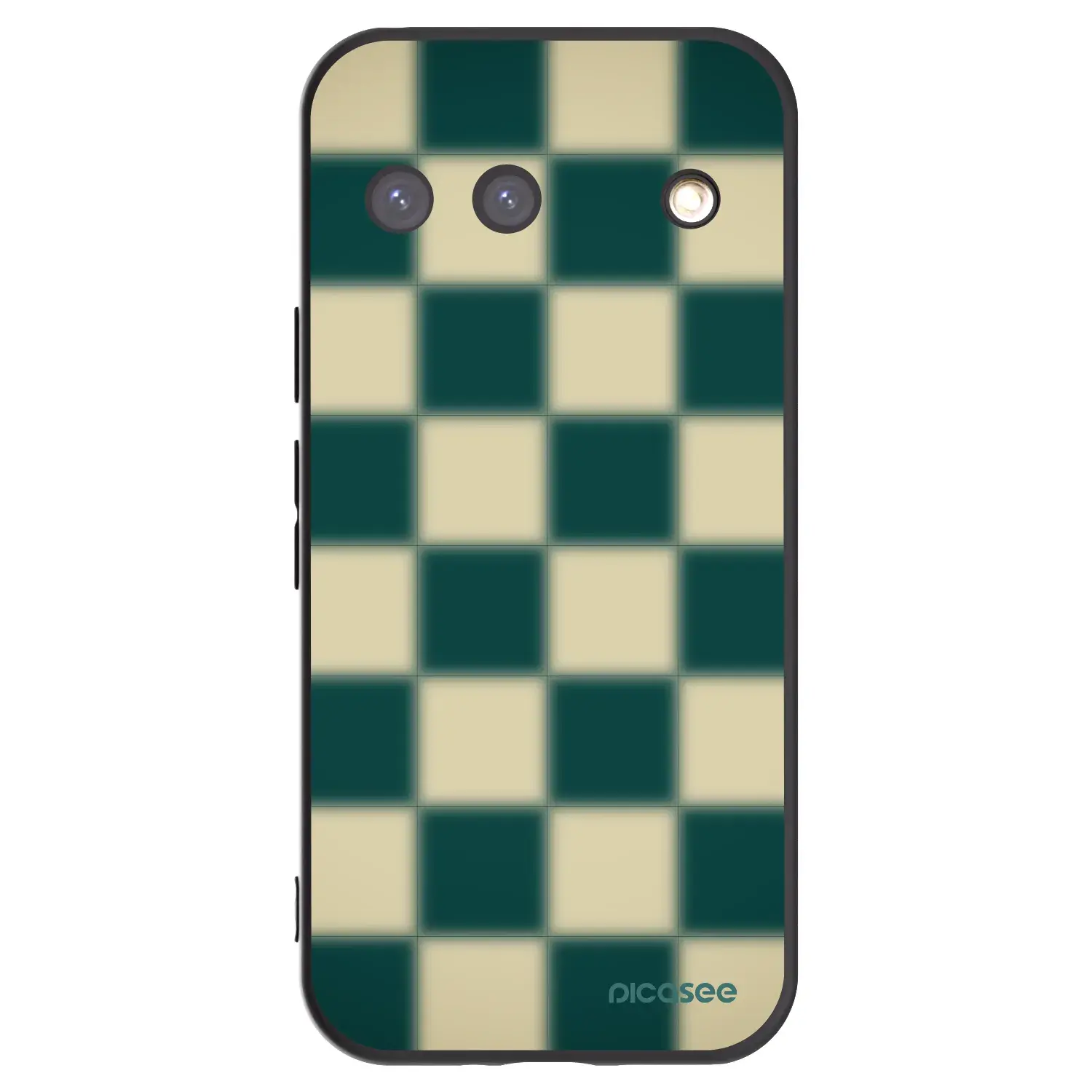 Silikonový černý obal pro Google Pixel 9 - Shadow Chess