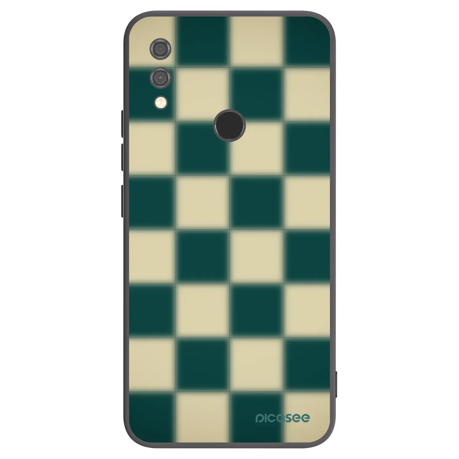 Silikonový černý obal pro Xiaomi Redmi Note 7 - Shadow Chess