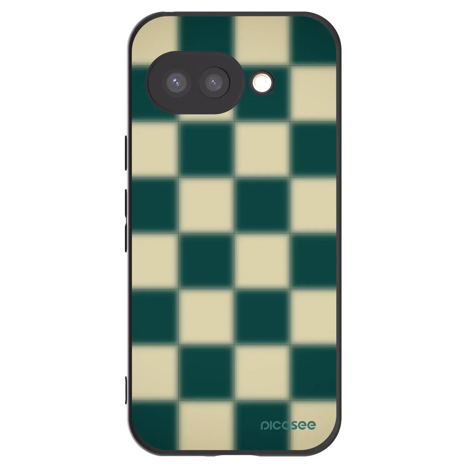 Silikonový černý obal pro Google Pixel 9a - Shadow Chess