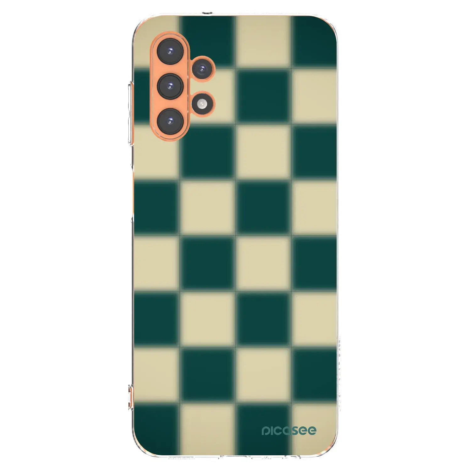 Silikonový průhledný obal pro Samsung Galaxy A13 5G - Shadow Chess
