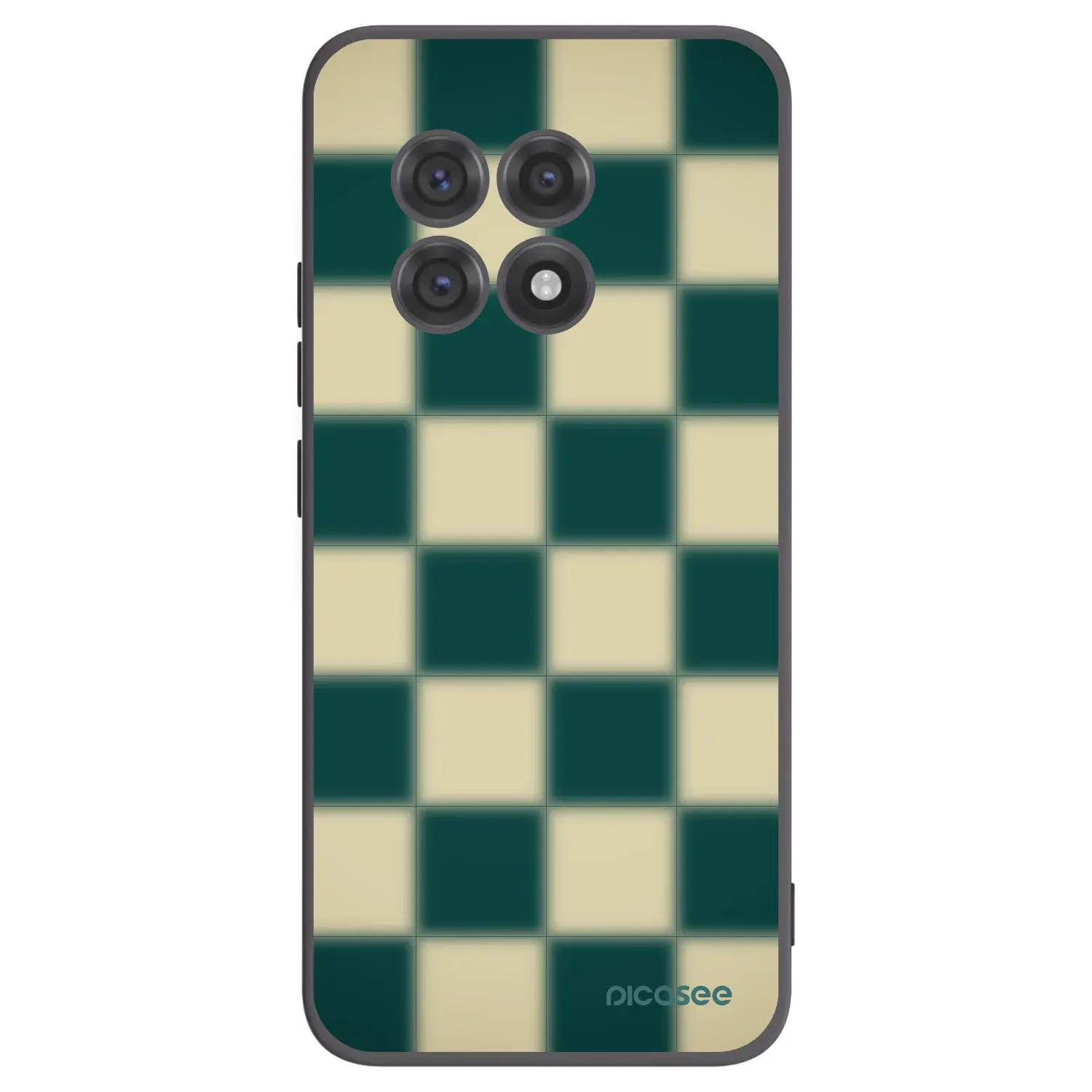 Silikonový černý obal pro OnePlus 13R 5G - Shadow Chess