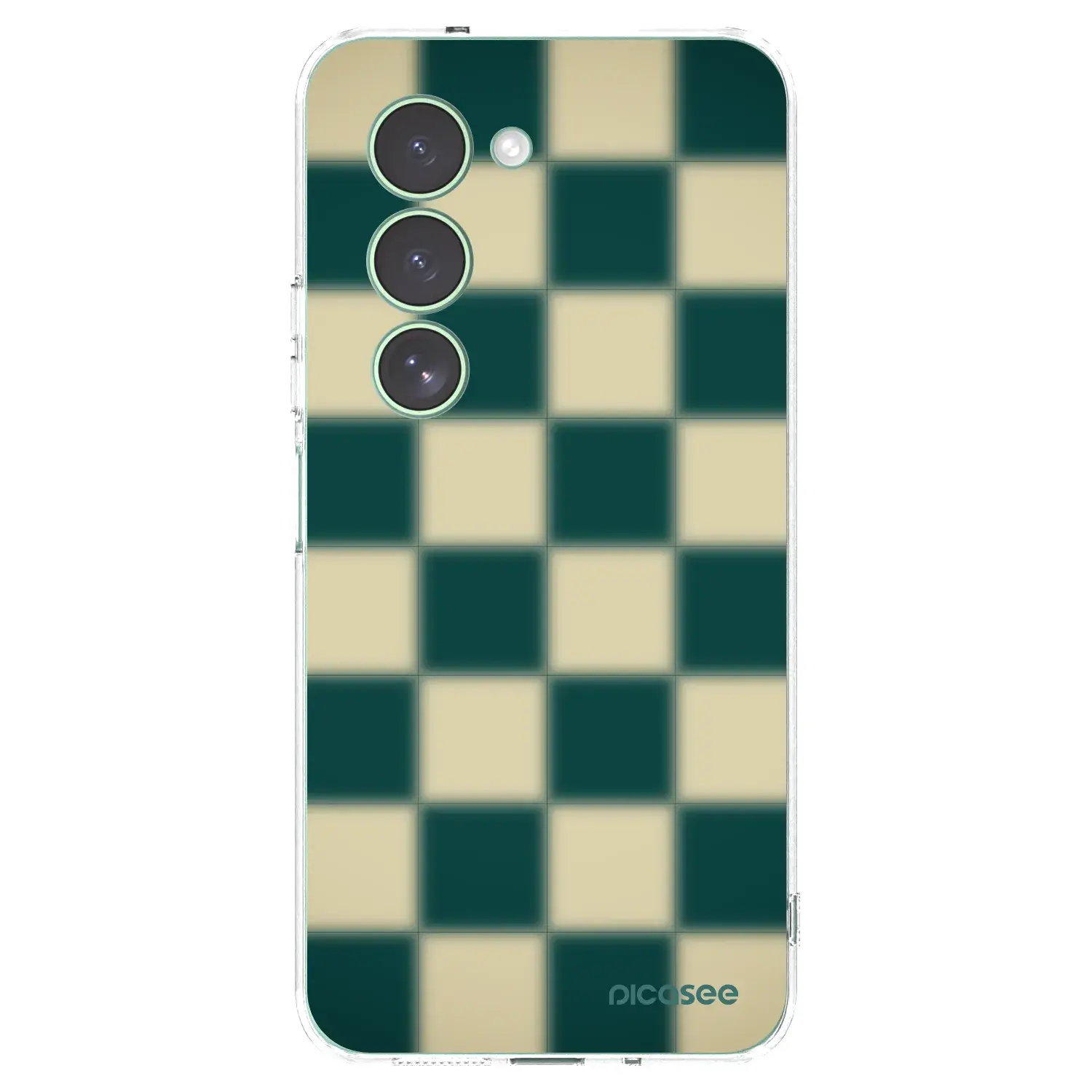 Silikonový průhledný obal pro Xiaomi Redmi 15 5G - Shadow Chess