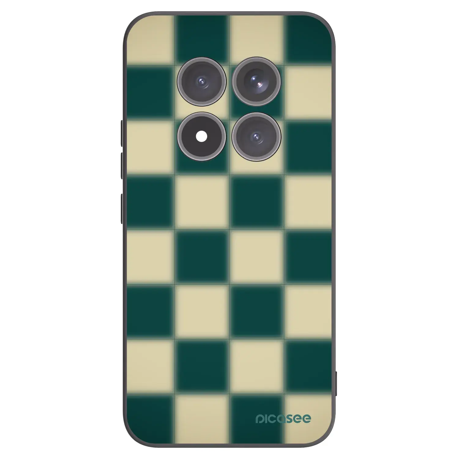 Silikonový černý obal pro Xiaomi Redmi Note 15 Pro+ - Shadow Chess