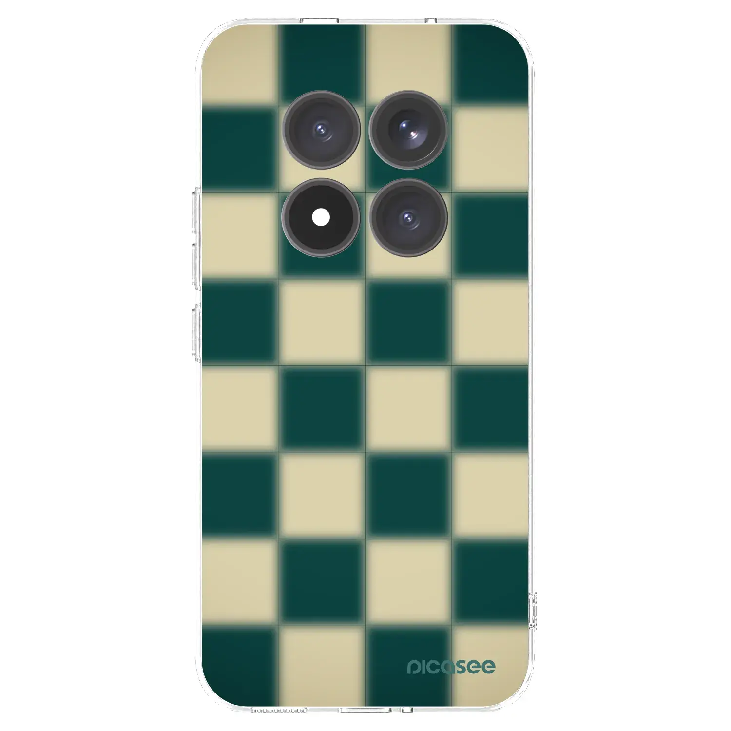 Silikonový průhledný obal pro Xiaomi Redmi Note 15 Pro+ - Shadow Chess