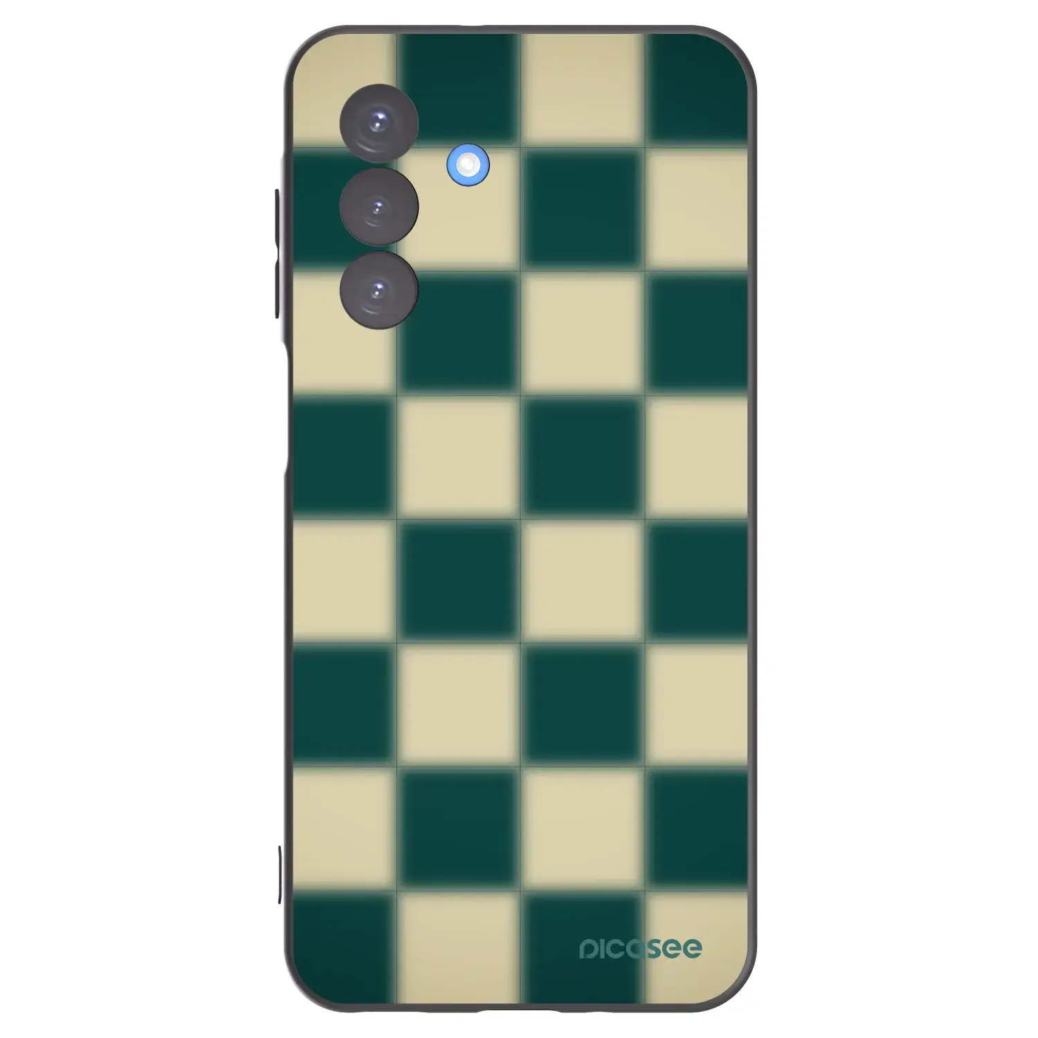 Silikonový černý obal pro Samsung Galaxy A17 5G - Shadow Chess