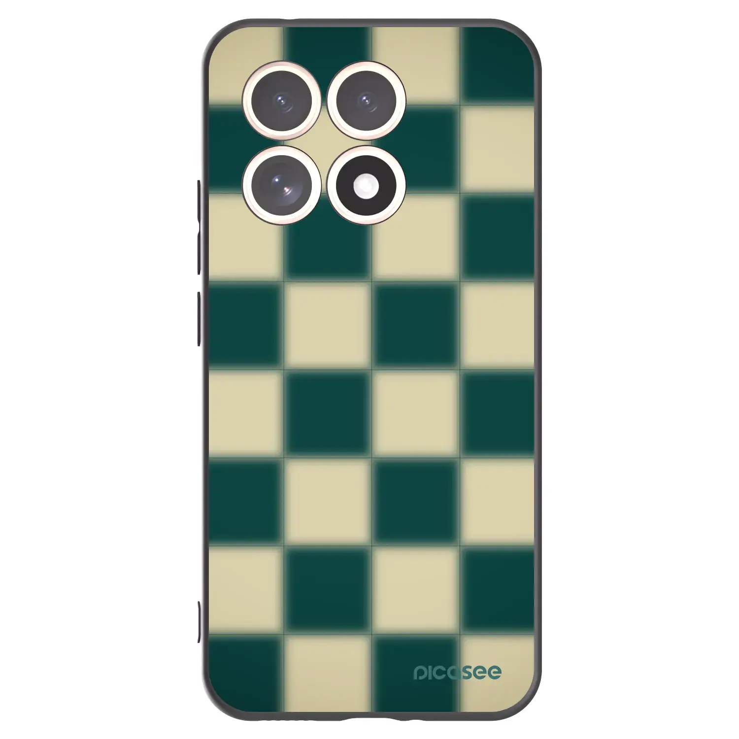 Silikonový černý obal pro Xiaomi 15T - Shadow Chess