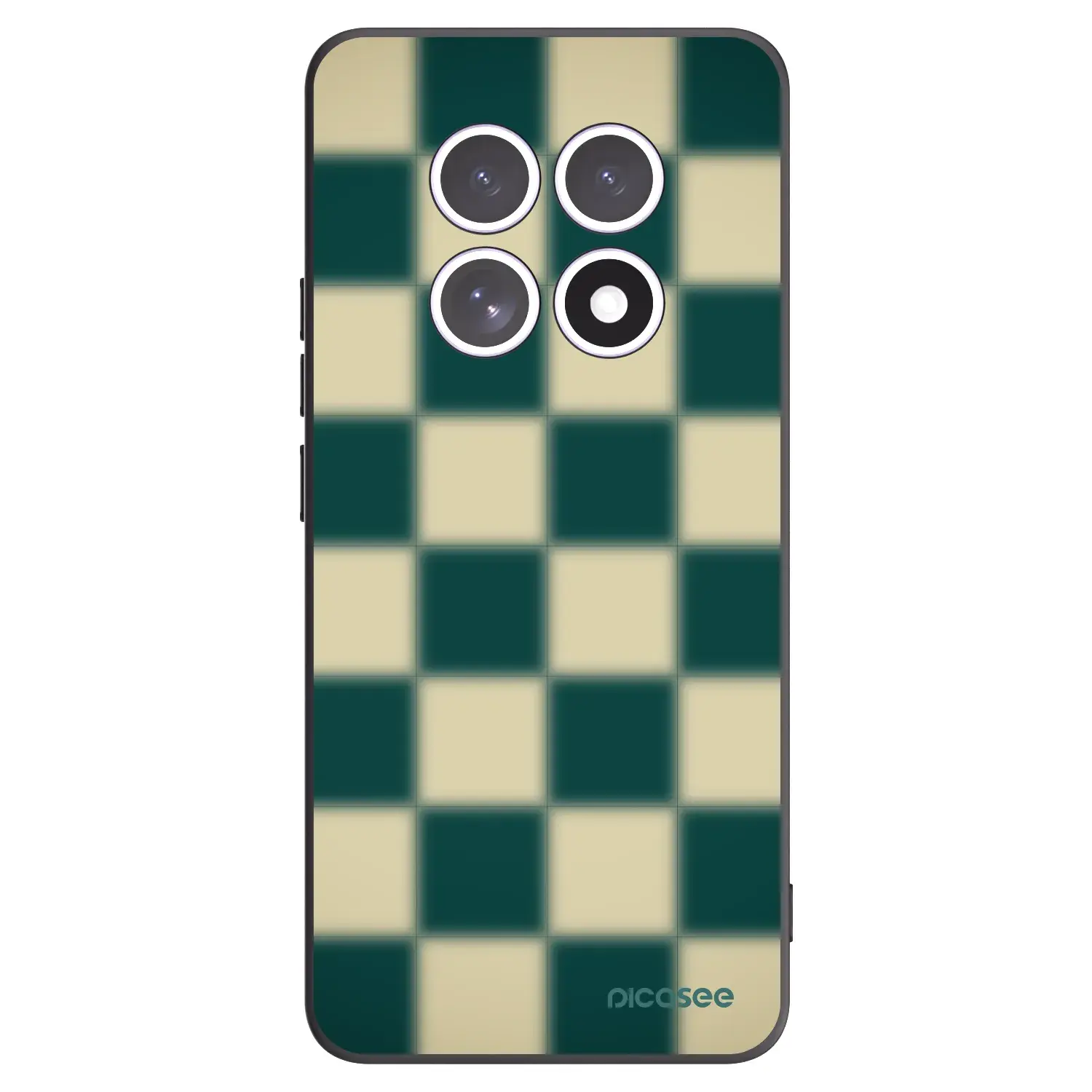 Silikonový černý obal pro Xiaomi Redmi Note 15 4G - Shadow Chess
