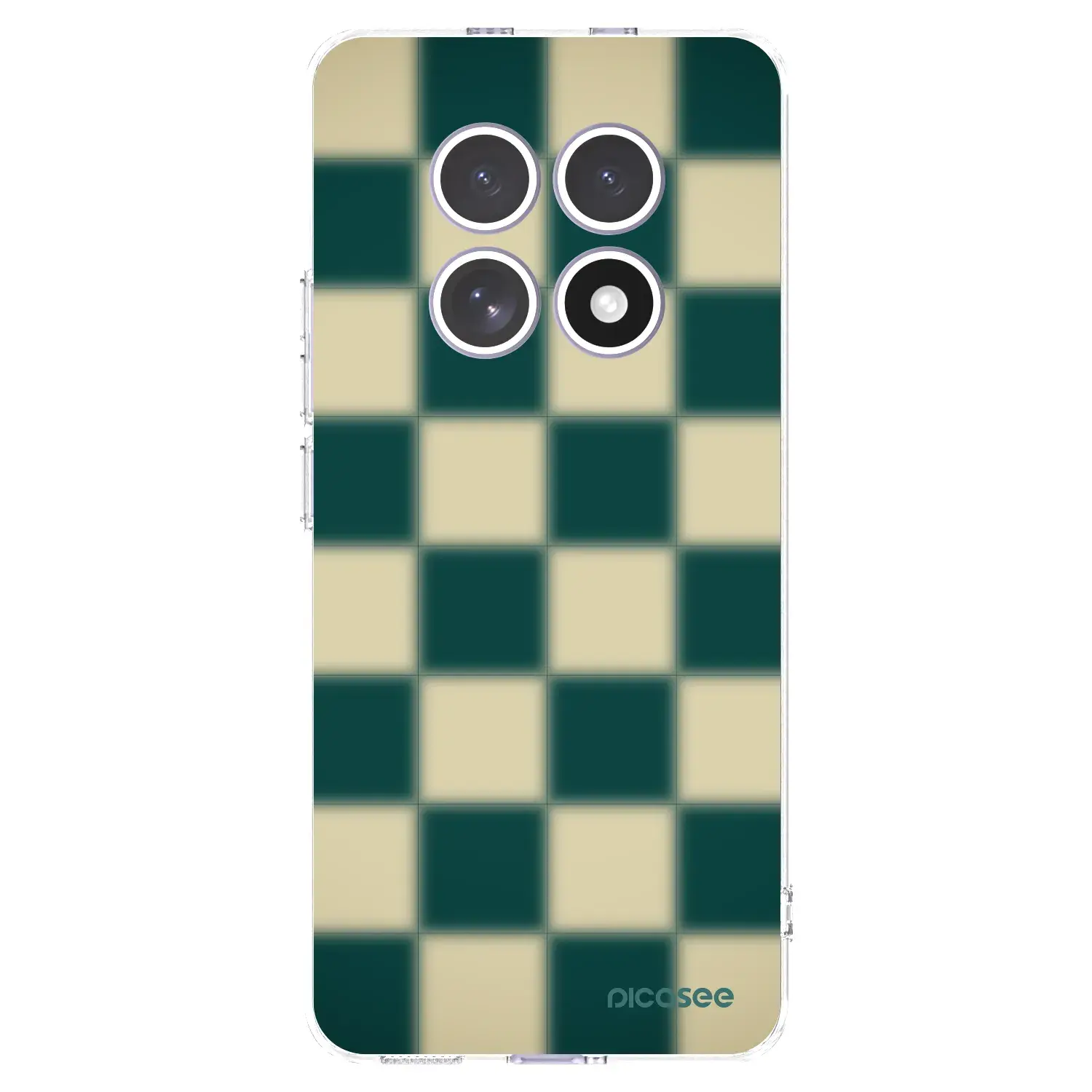 Silikonový průhledný obal pro Xiaomi Redmi Note 15 4G - Shadow Chess