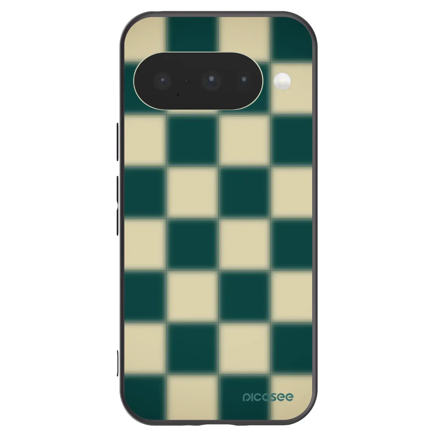 Silikonový černý obal pro Google Pixel 10 - Shadow Chess