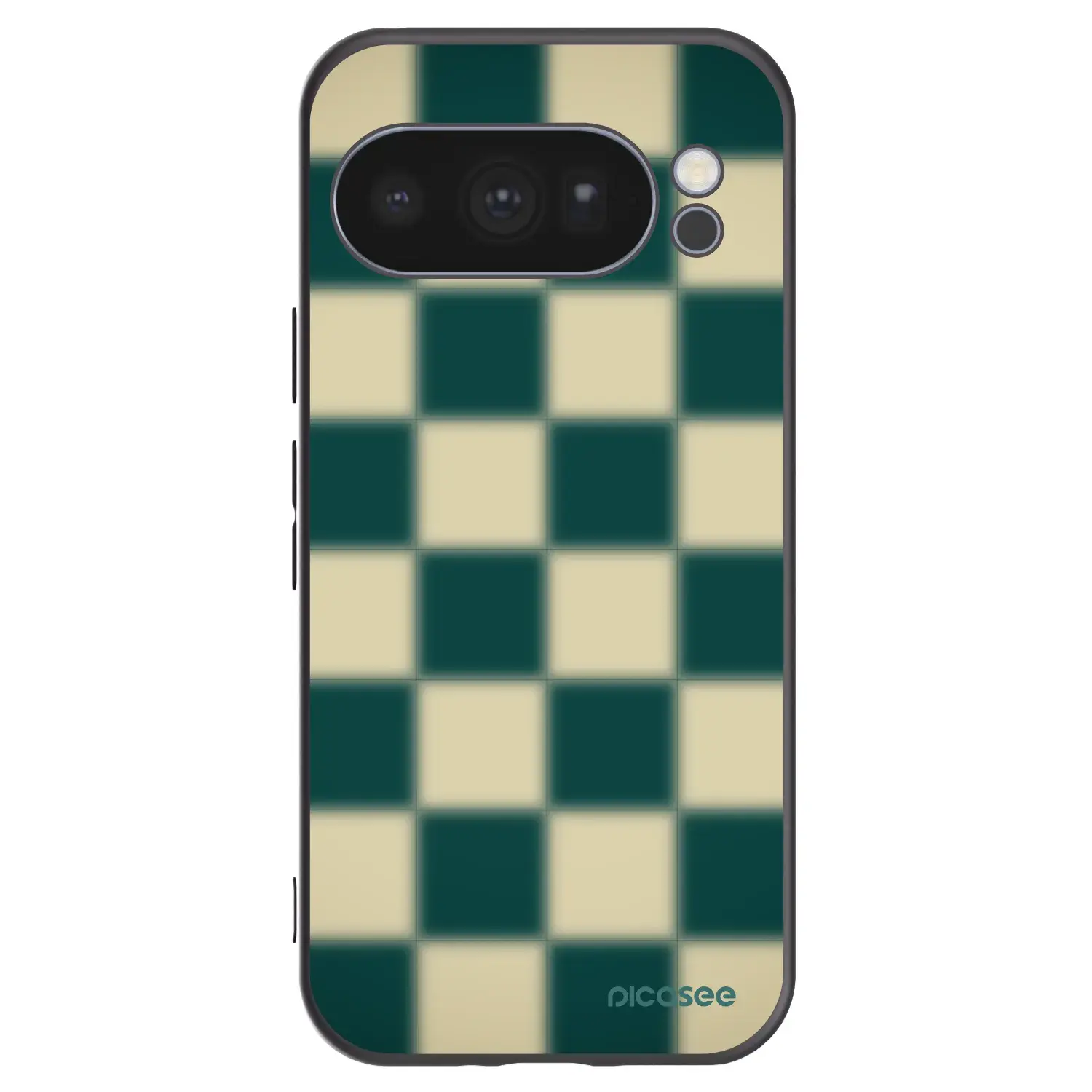 Silikonový černý obal pro Google Pixel 10 Pro - Shadow Chess