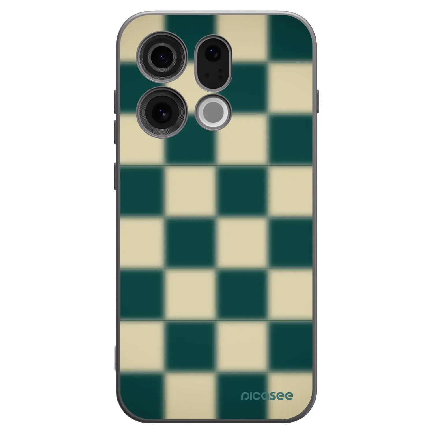 Silikonový černý obal pro OPPO Find X9 - Shadow Chess