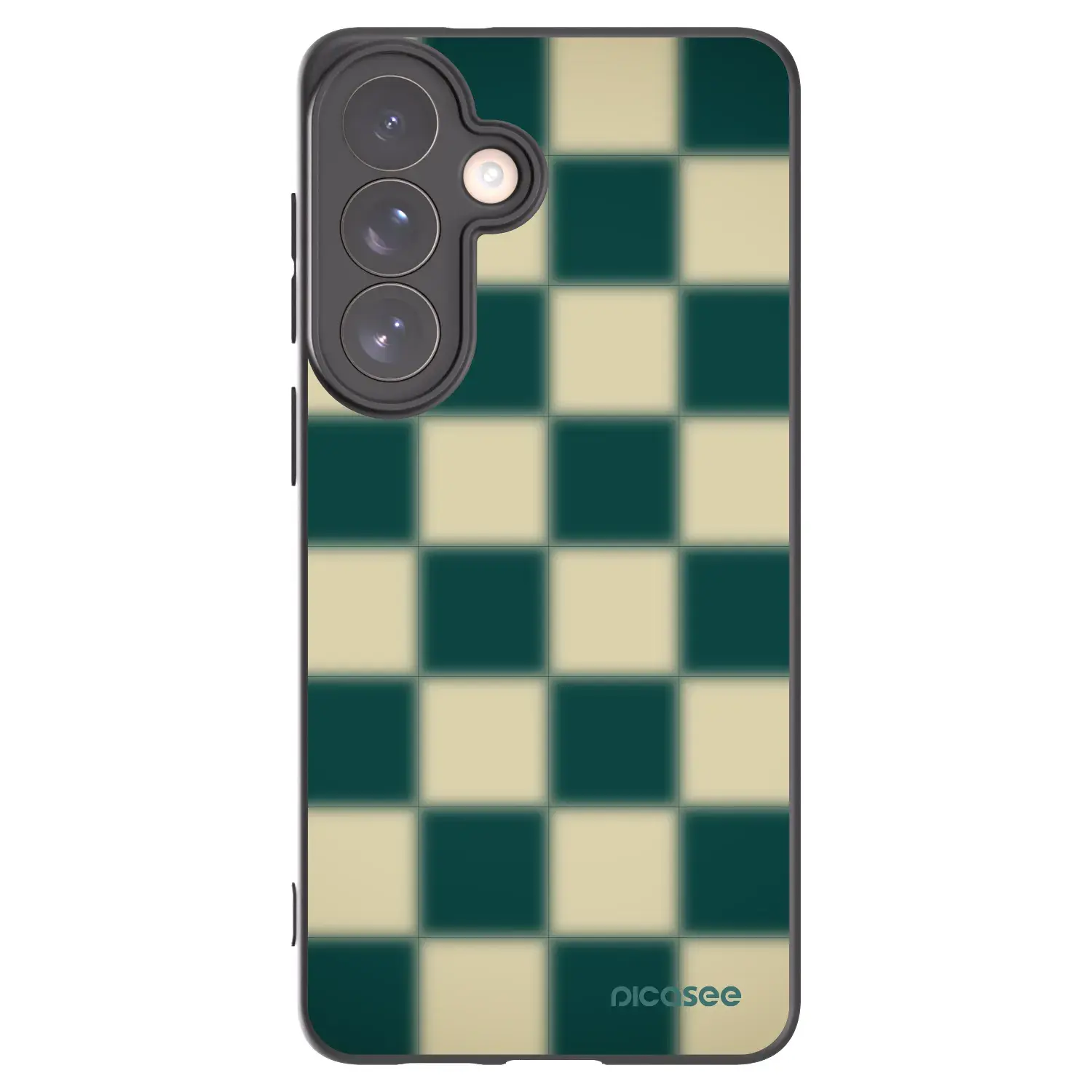 Silikonový černý obal pro Samsung Galaxy S26+ - Shadow Chess