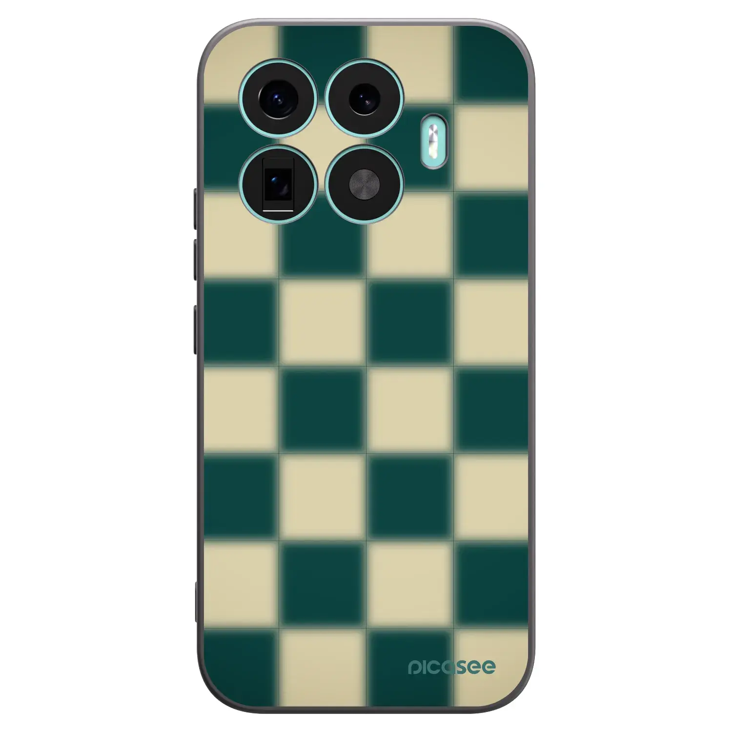 Silikonový černý obal pro Xiaomi 17T - Shadow Chess