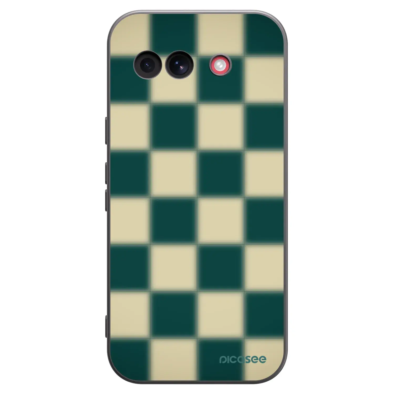 Silikonový černý obal pro Google Pixel 10a - Shadow Chess