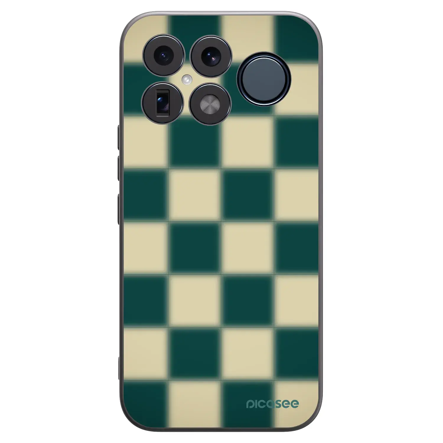 Silikonový černý obal pro Xiaomi Poco F8 Ultra - Shadow Chess