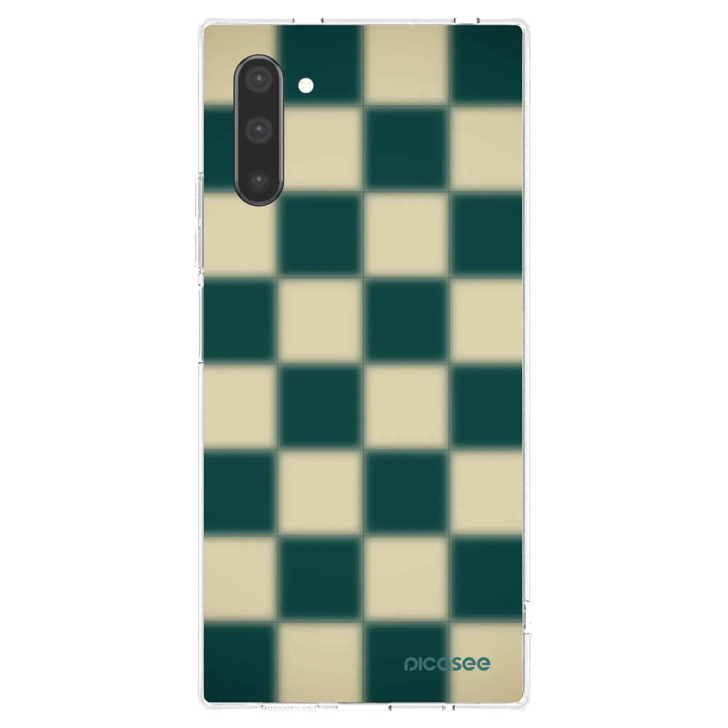 Silikonový průhledný obal pro Samsung Galaxy Note 10 N970F - Shadow Chess