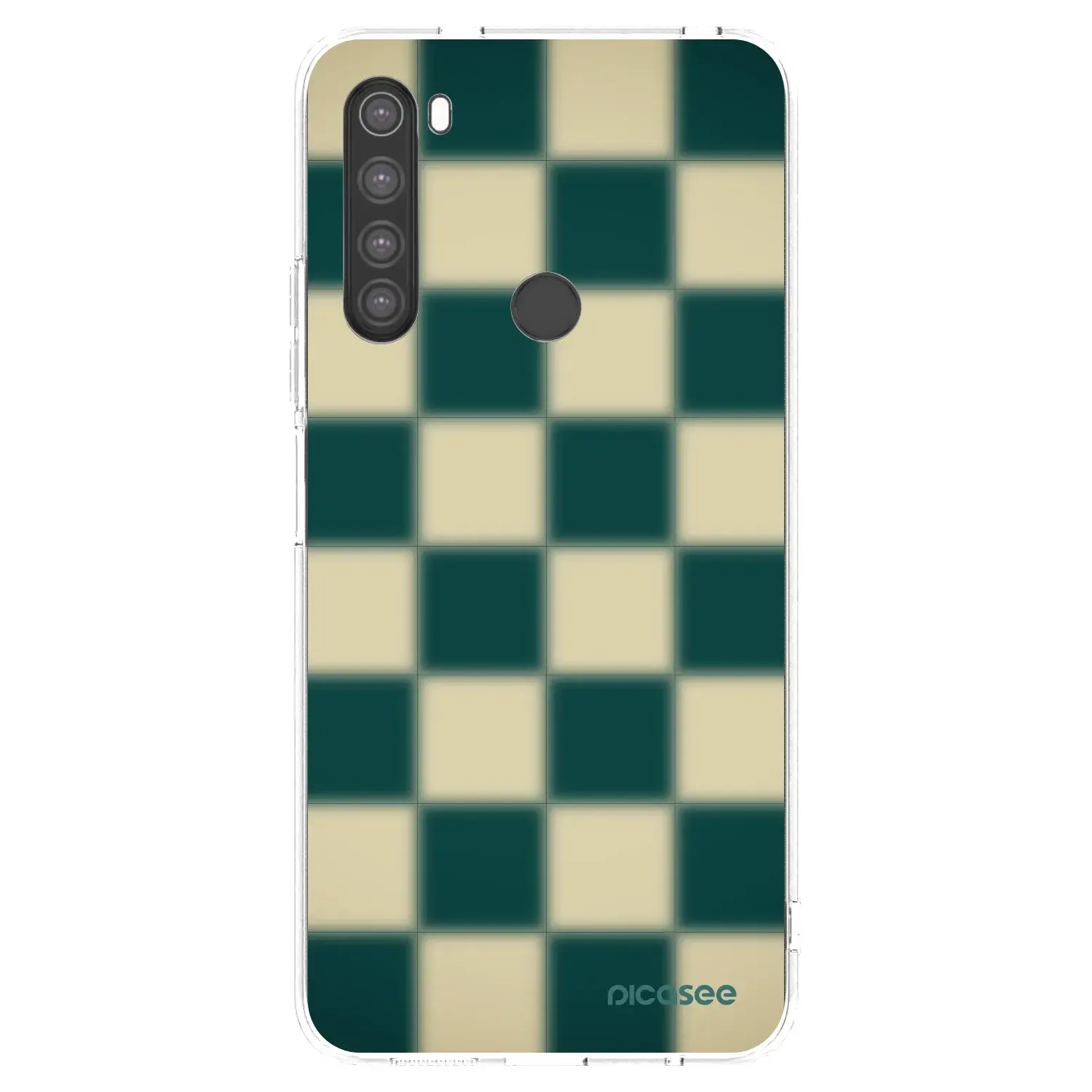 Silikonový průhledný obal pro Xiaomi Redmi Note 8 - Shadow Chess