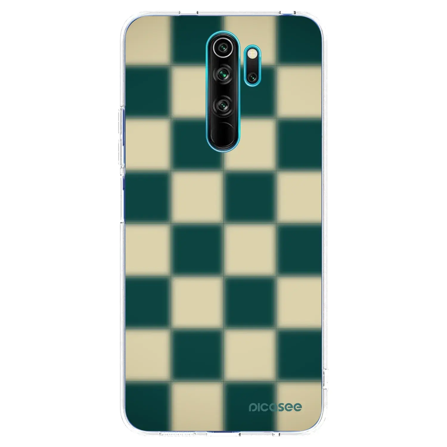 Silikonový průhledný obal pro Xiaomi Redmi Note 8 Pro - Shadow Chess