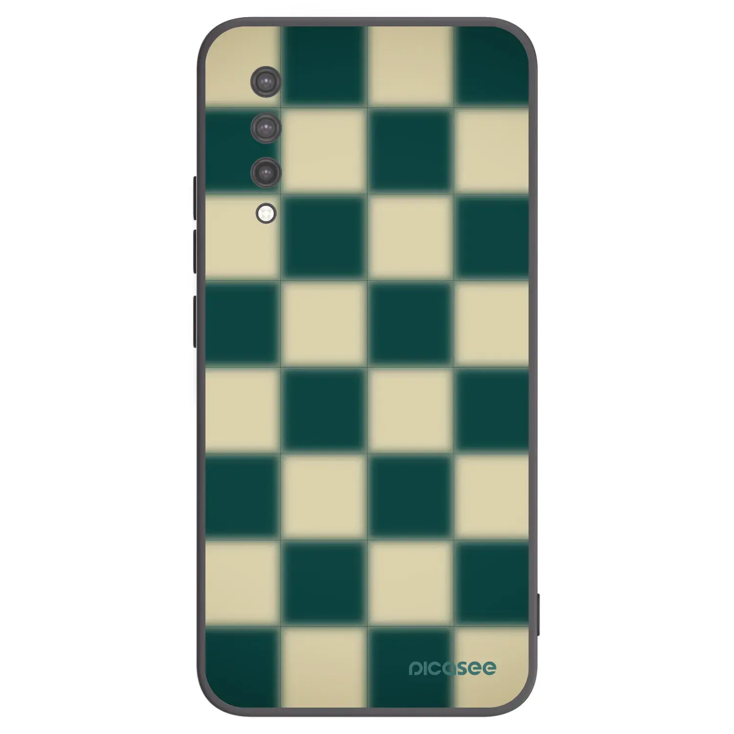 Silikonový černý obal pro Xiaomi Mi 9 Lite - Shadow Chess