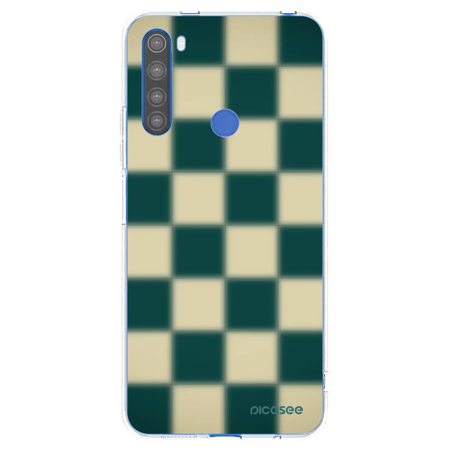 Silikonový průhledný obal pro Xiaomi Redmi Note 8T - Shadow Chess