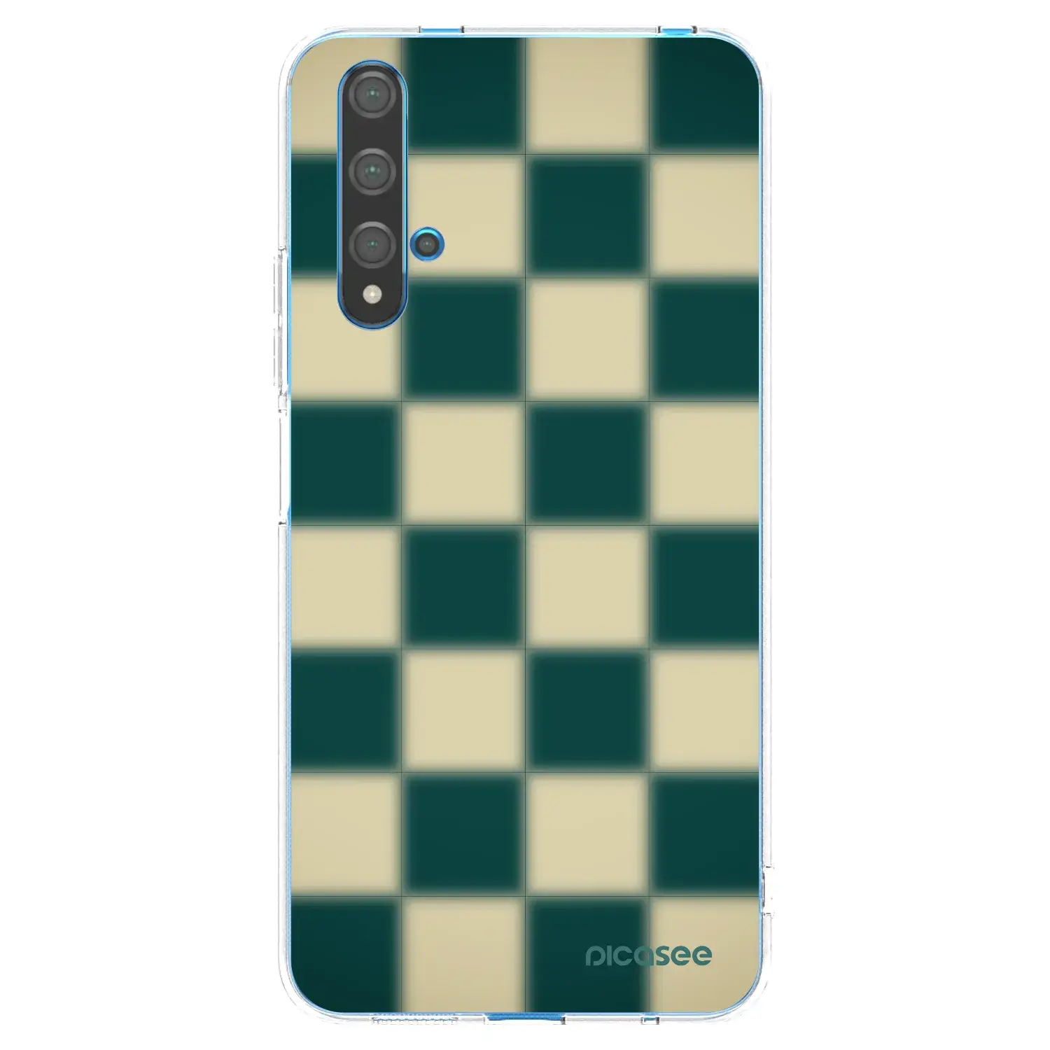Silikonový průhledný obal pro Huawei Nova 5T - Shadow Chess