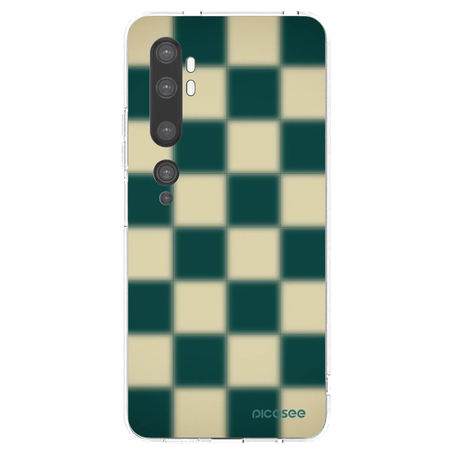 Silikonový průhledný obal pro Xiaomi Mi Note 10 (Pro) - Shadow Chess