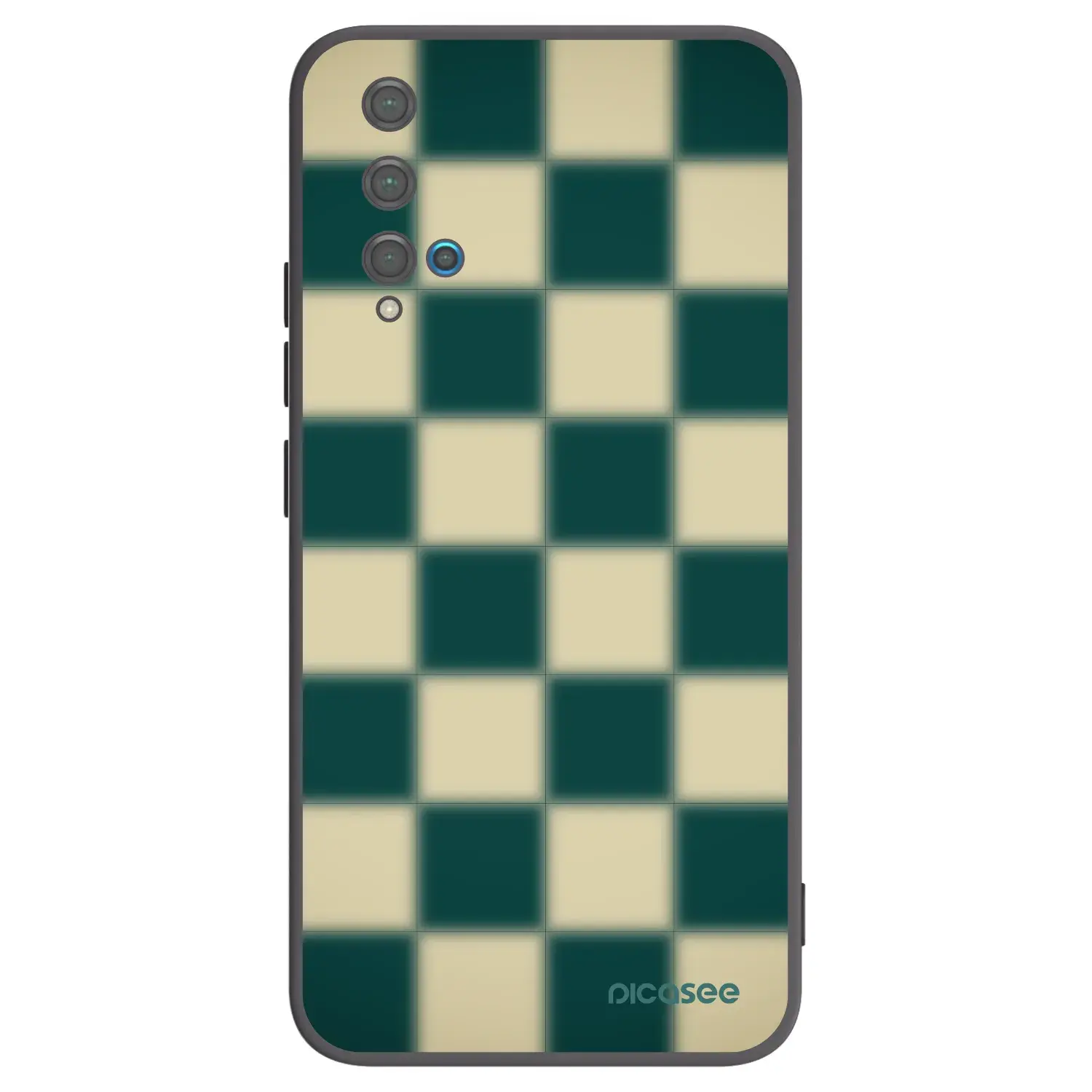 Silikonový černý obal pro Huawei Nova 5T - Shadow Chess