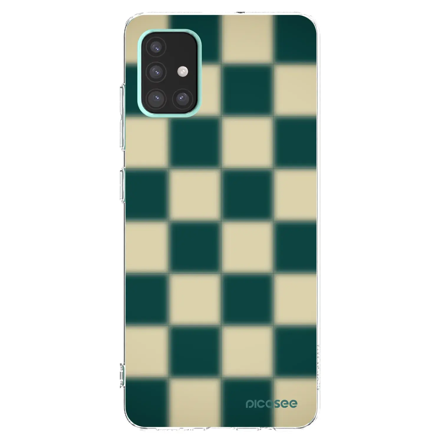 Silikonový průhledný obal pro Samsung Galaxy A51 A515F - Shadow Chess