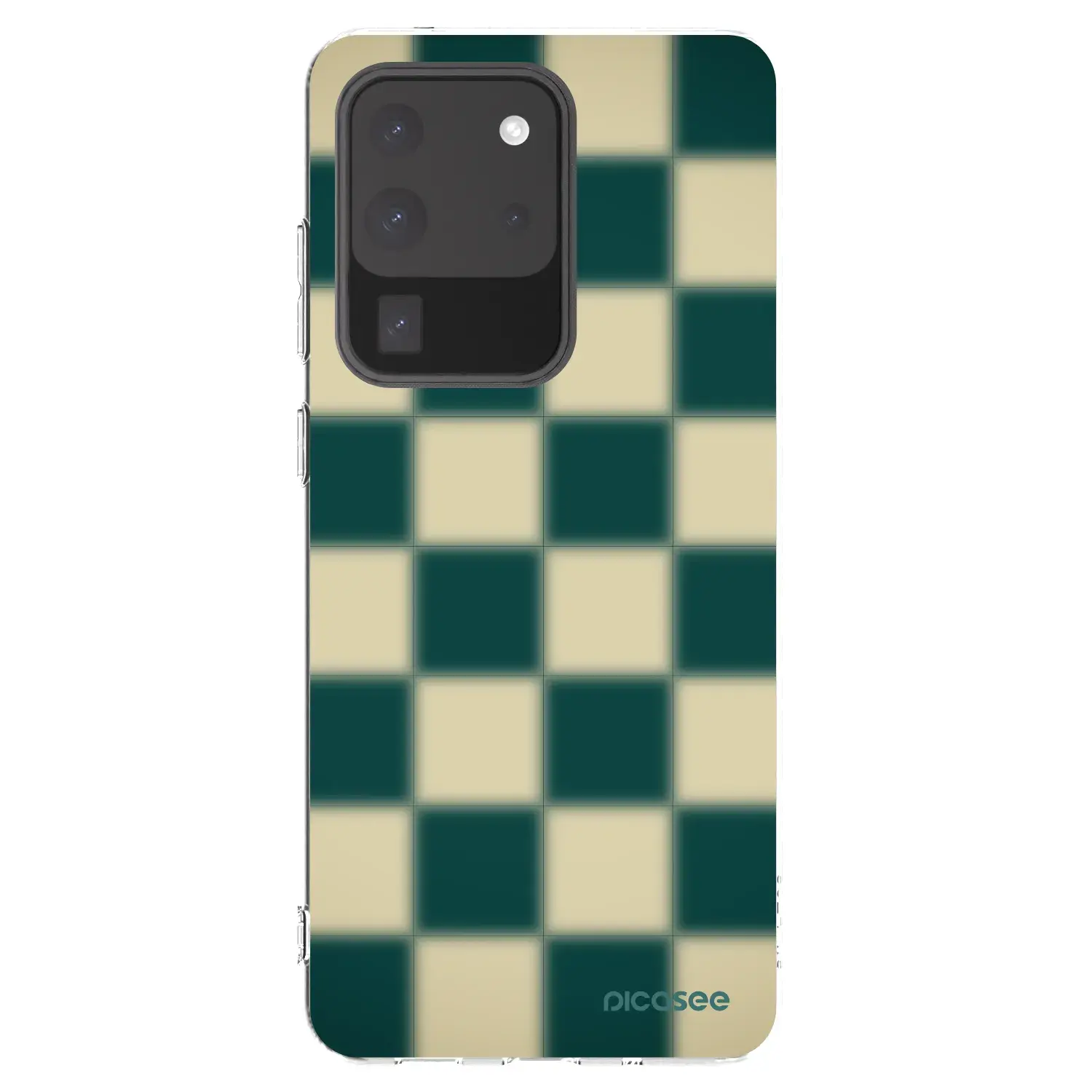 Silikonový průhledný obal pro Samsung Galaxy S20 Ultra 5G G988F - Shadow Chess