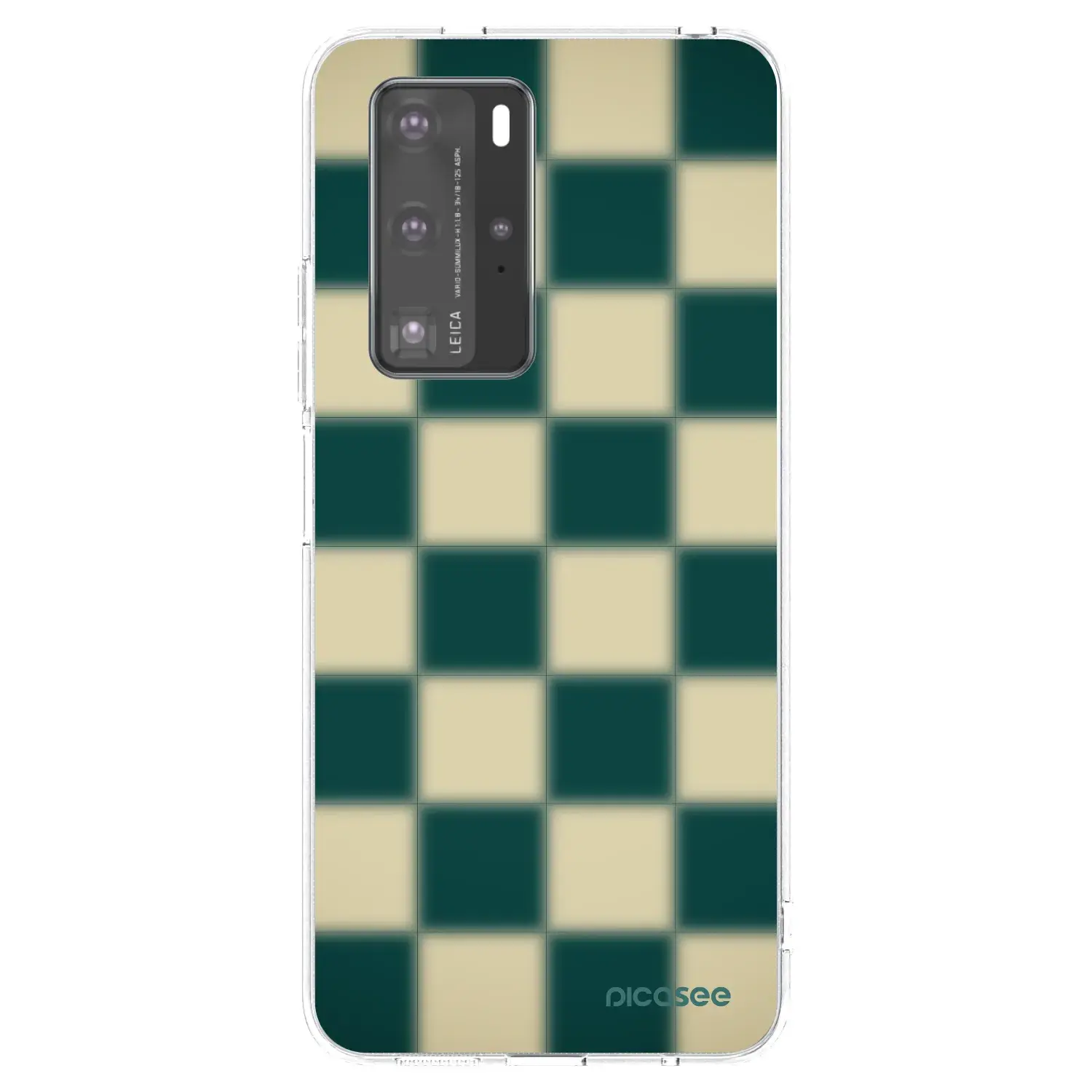 Silikonový průhledný obal pro Huawei P40 Pro - Shadow Chess
