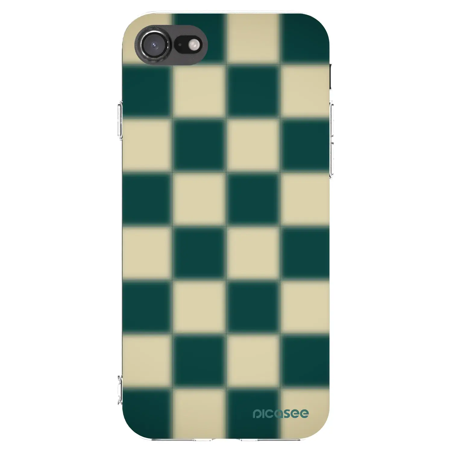 Silikonový průhledný obal pro Apple iPhone SE 2020 - Shadow Chess