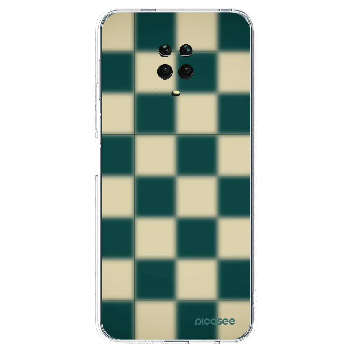 Silikonový průhledný obal pro Xiaomi Redmi Note 9S - Shadow Chess