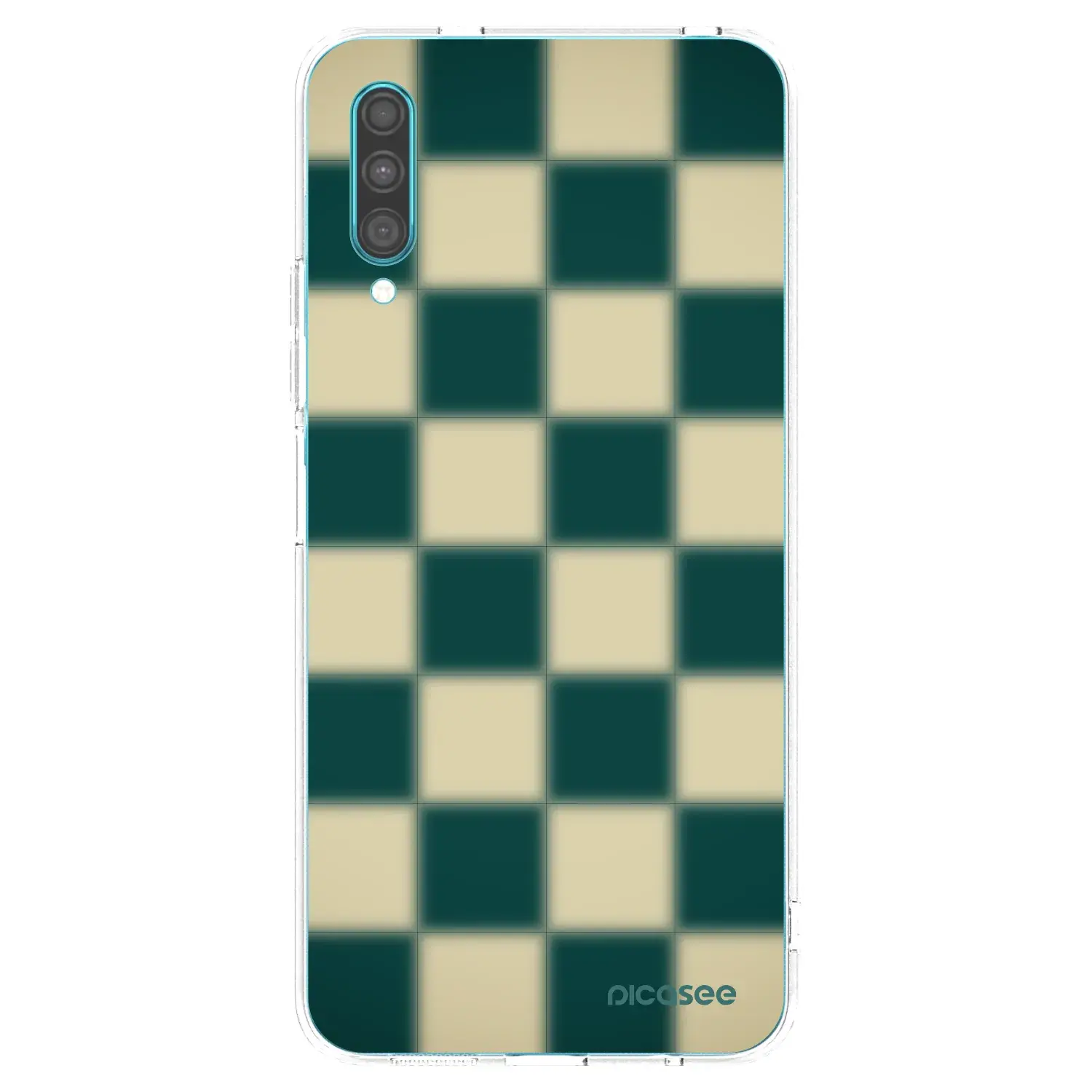 Silikonový průhledný obal pro Samsung Galaxy A30s A307F - Shadow Chess
