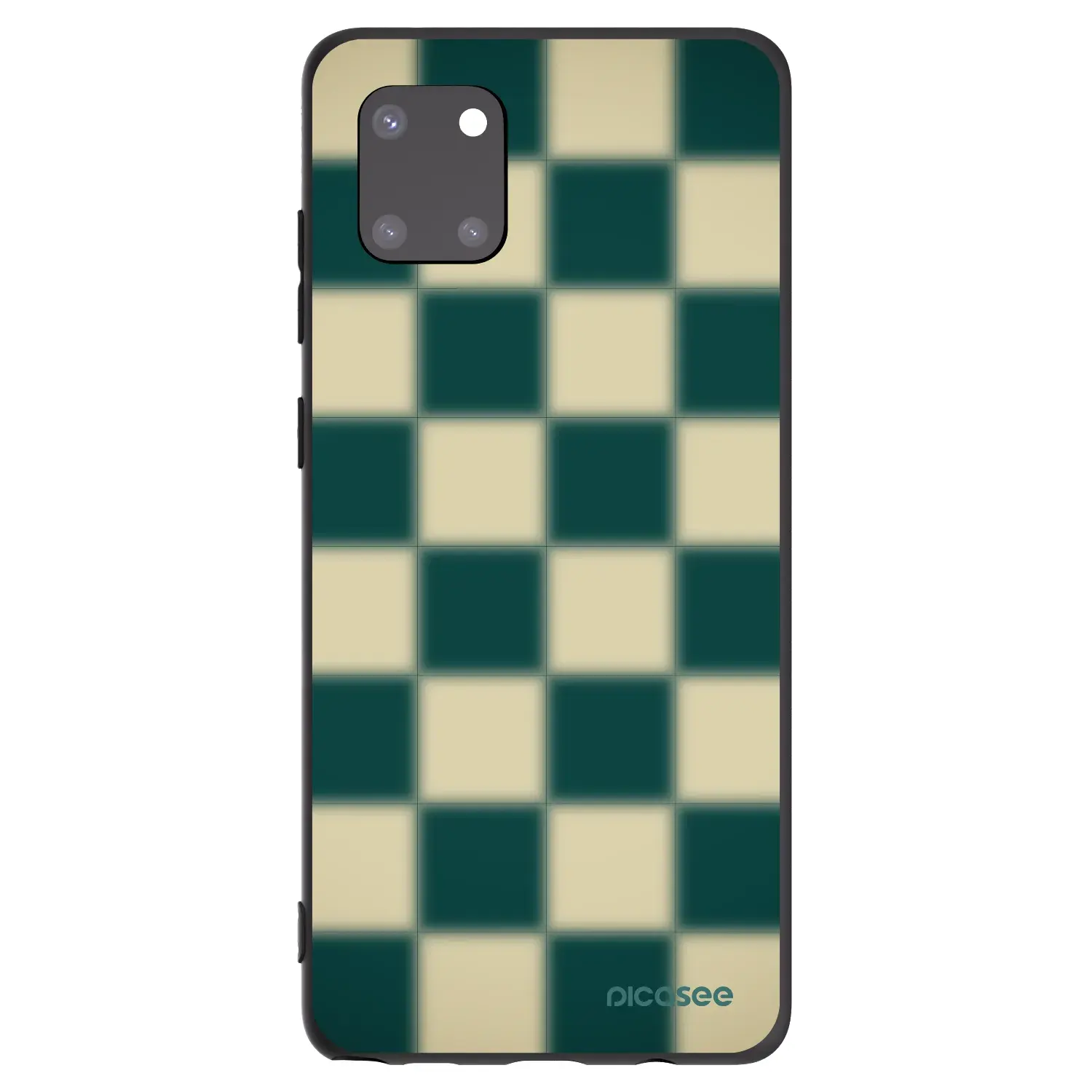 Silikonový černý obal pro Samsung Galaxy Note 10 Lite N770F - Shadow Chess