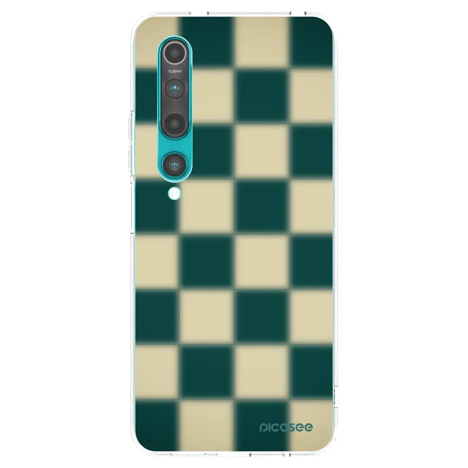 Silikonový průhledný obal pro Xiaomi Mi 10 - Shadow Chess