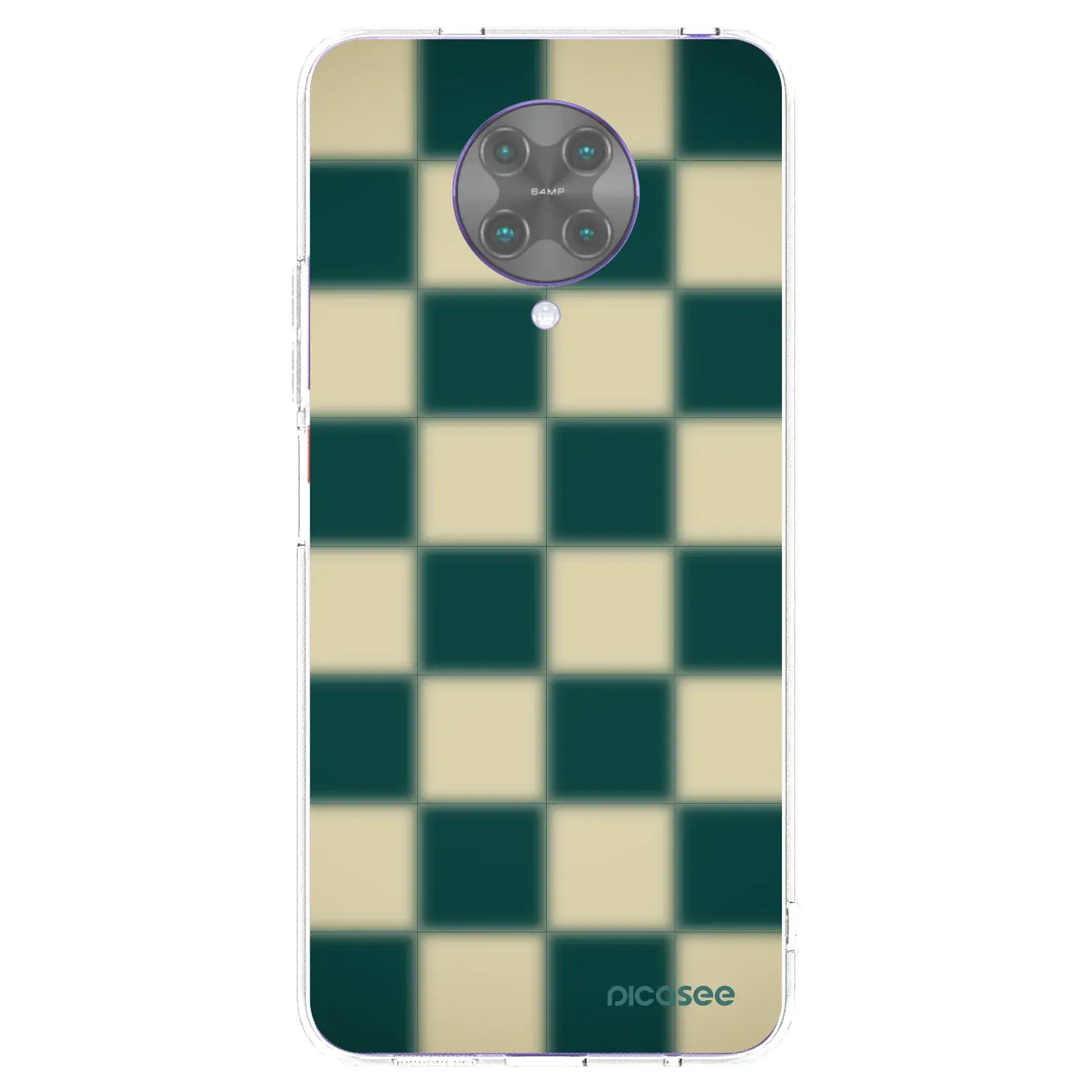 Silikonový průhledný obal pro Xiaomi Poco F2 Pro - Shadow Chess