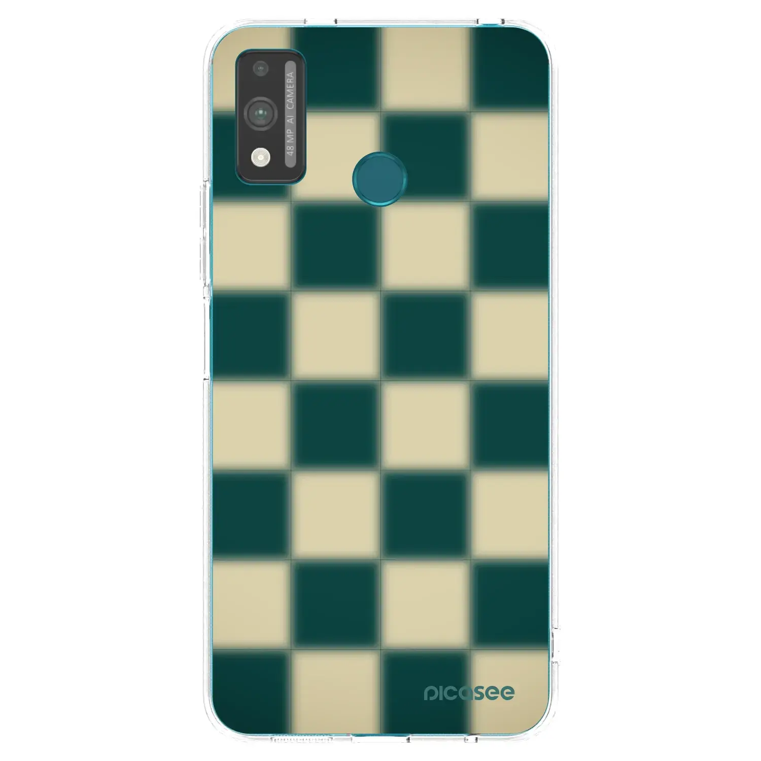 Silikonový průhledný obal pro Honor 9X Lite - Shadow Chess