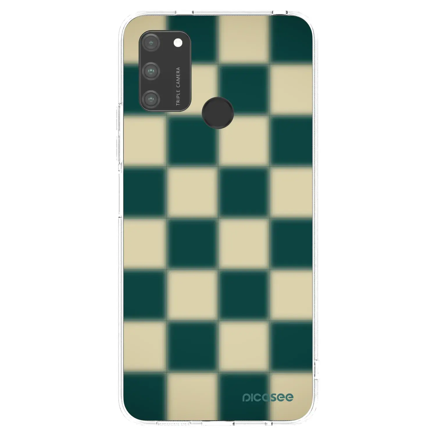 Silikonový průhledný obal pro Honor 9A - Shadow Chess