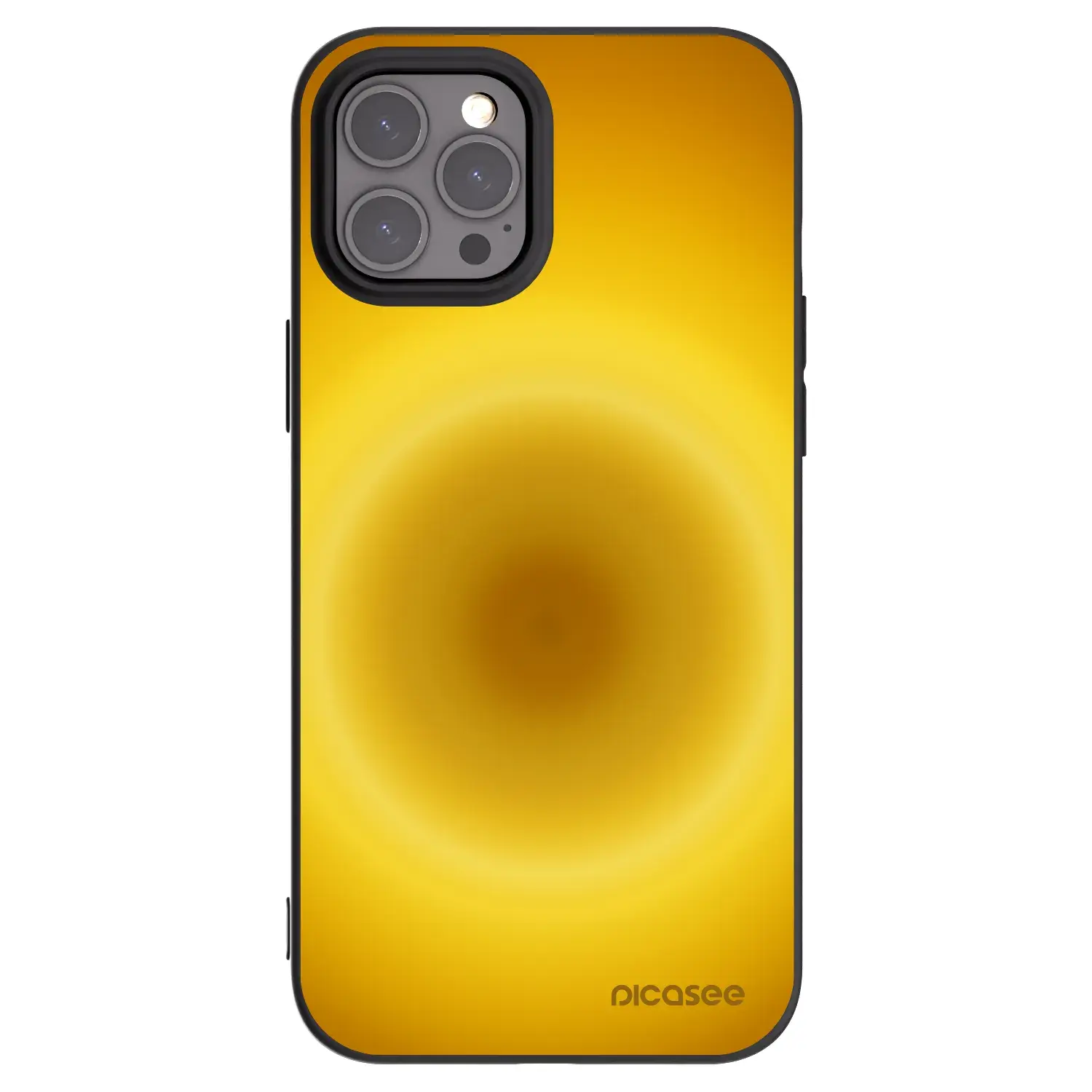 Silikonový černý obal pro Apple iPhone 12 Pro Max - Solar Pulse