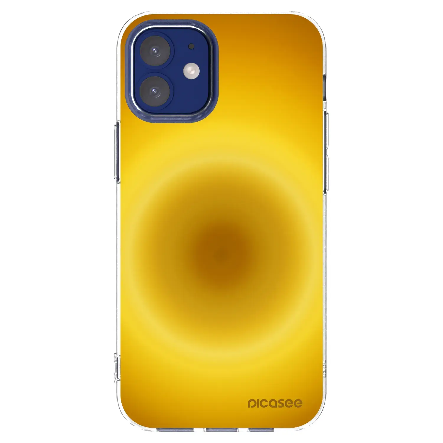 Silikonový průhledný obal pro Apple iPhone 12 mini - Solar Pulse