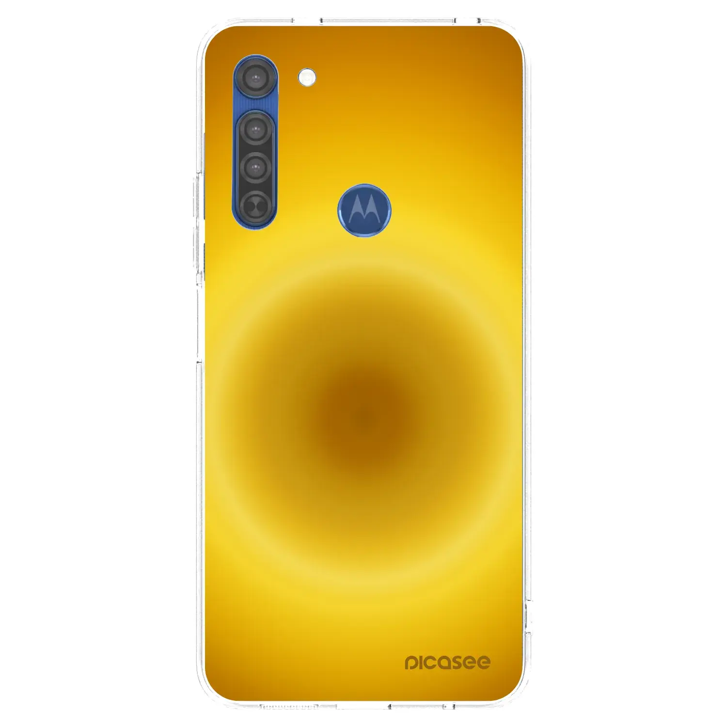 Silikonový průhledný obal pro Motorola Moto G8 - Solar Pulse