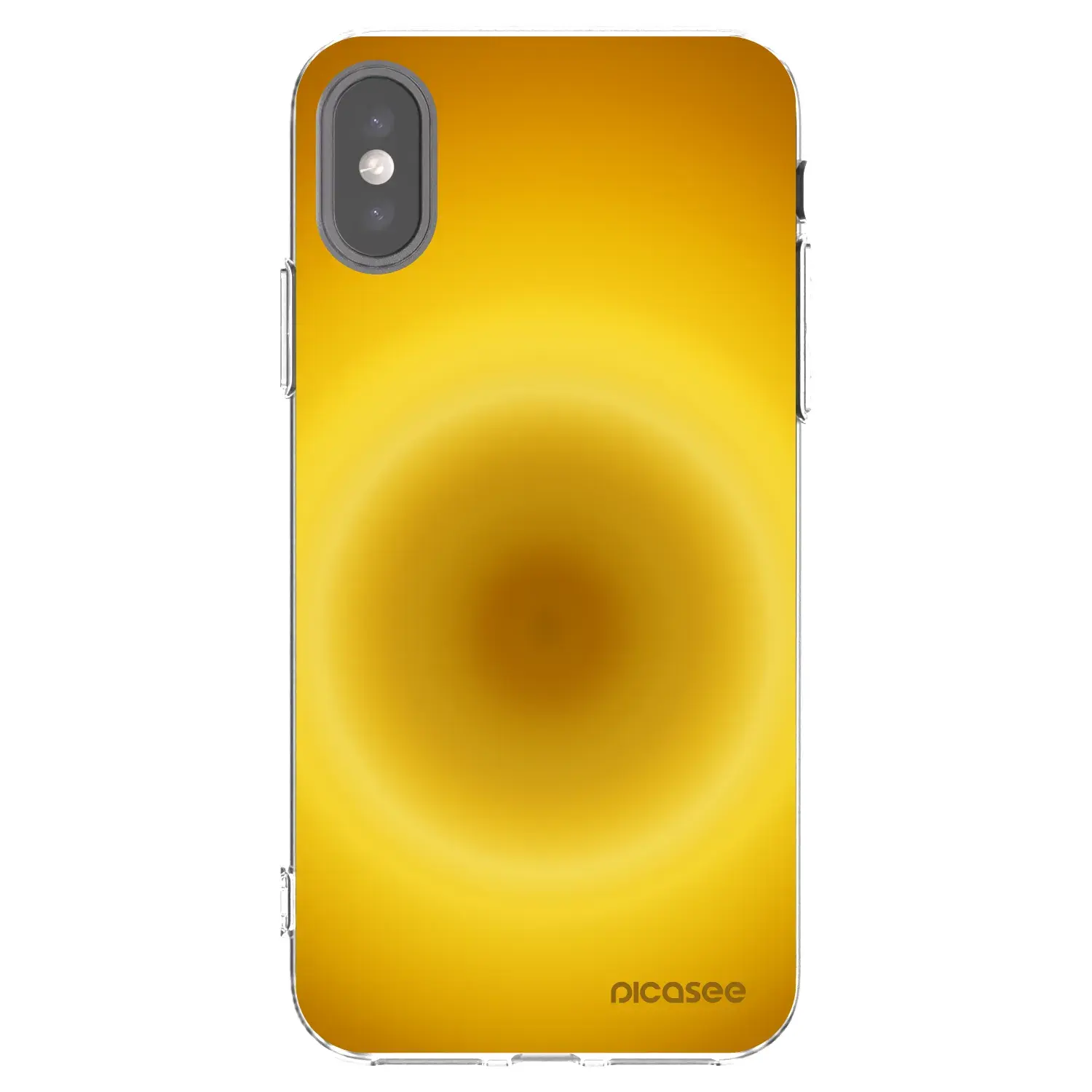 Silikonový průhledný obal pro Apple iPhone X/XS - Solar Pulse