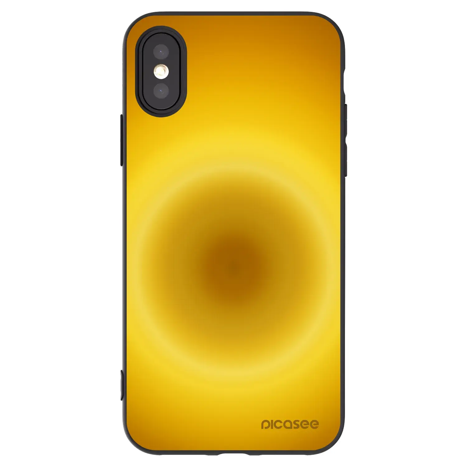 Silikonový černý obal pro Apple iPhone X/XS - Solar Pulse