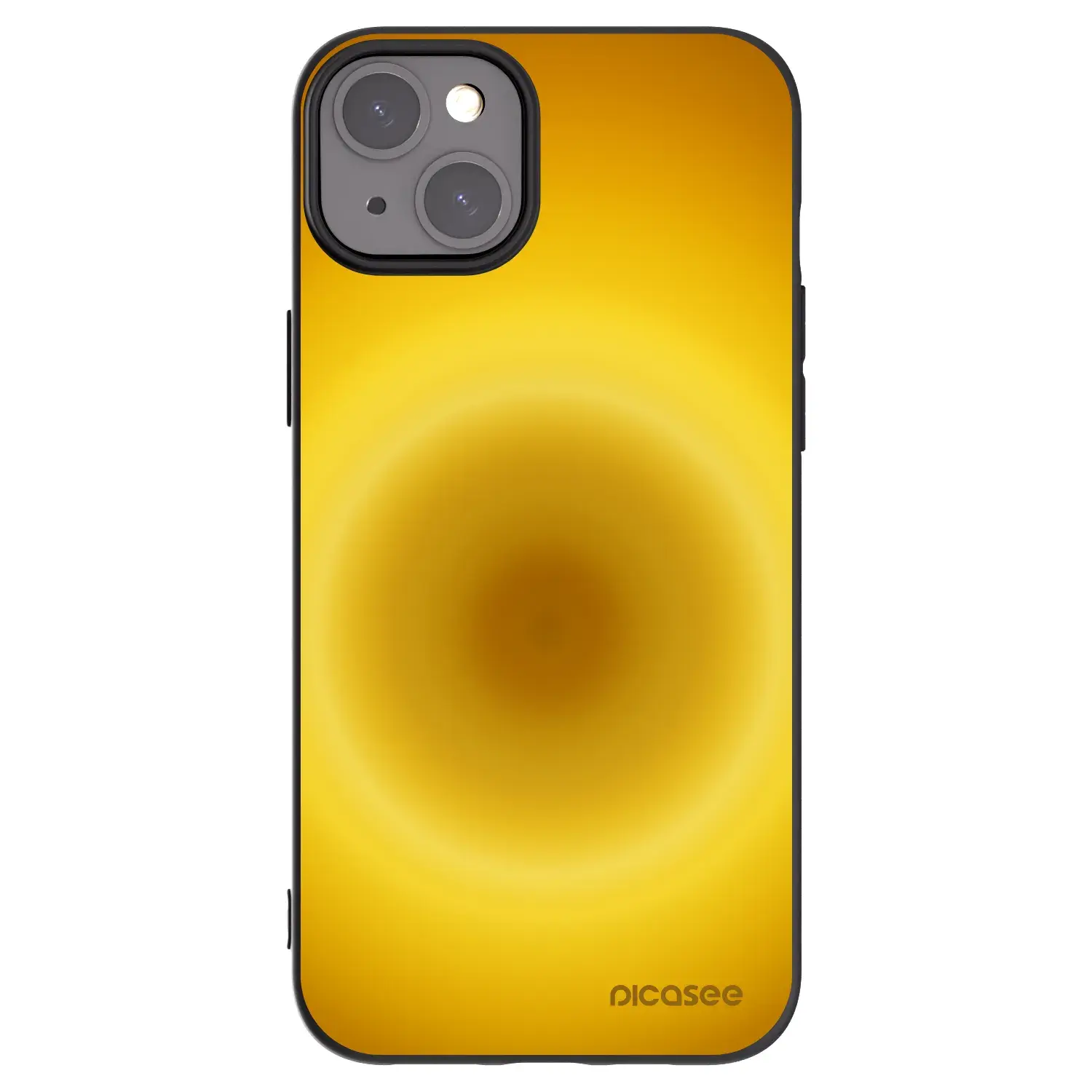 Silikonový černý obal pro Apple iPhone 15 Plus - Solar Pulse