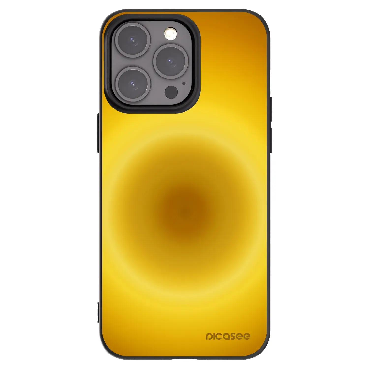 Silikonový černý obal pro Apple iPhone 15 Pro Max - Solar Pulse