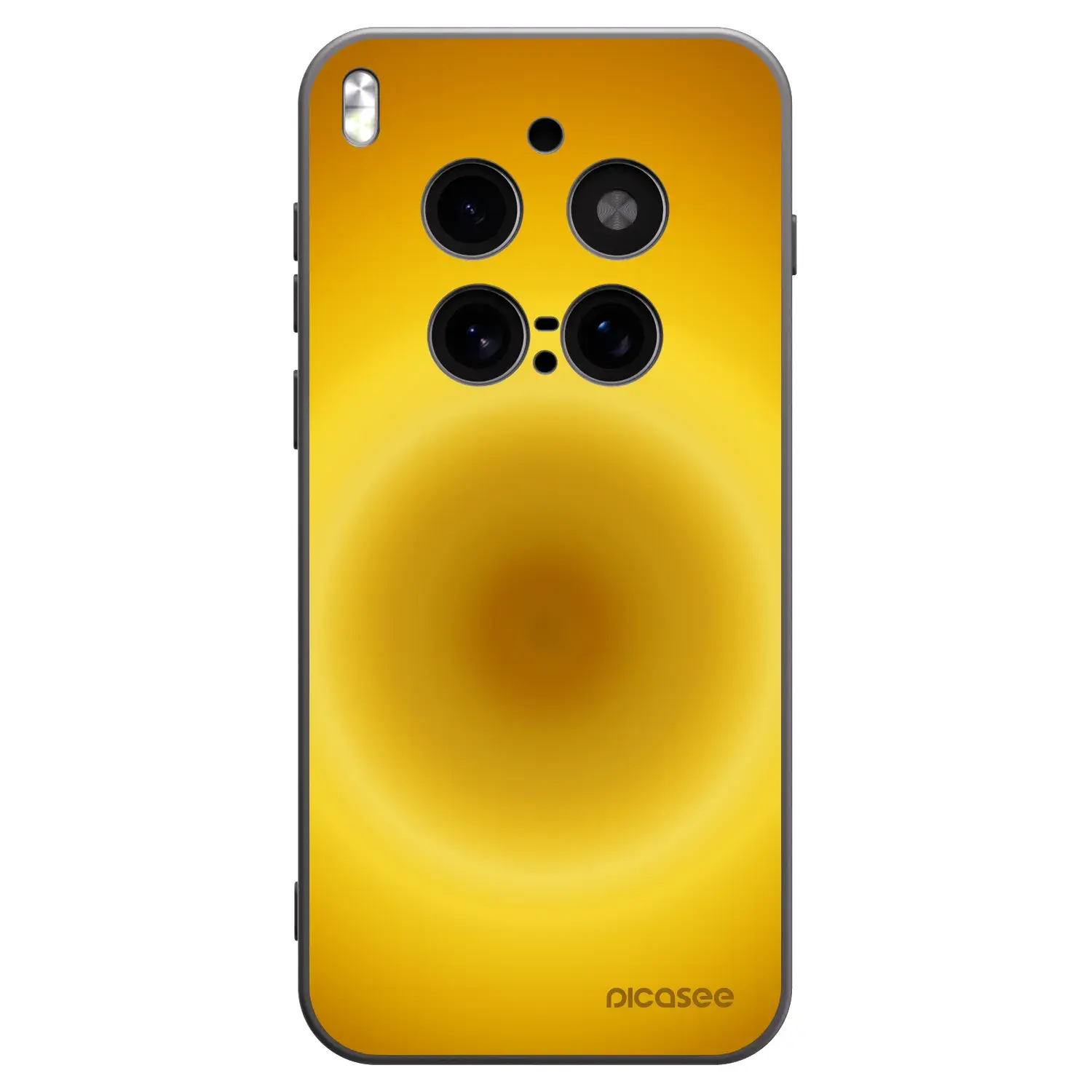 Silikonový černý obal pro Vivo X300 Pro - Solar Pulse