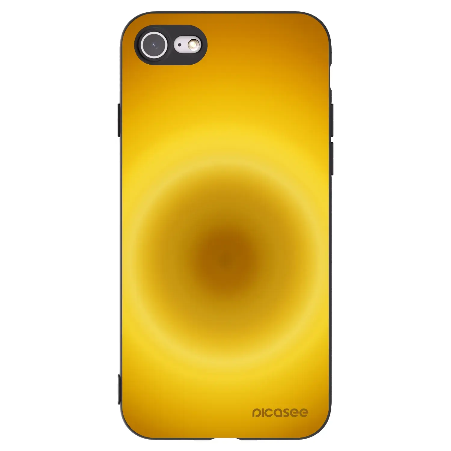 Silikonový černý obal pro Apple iPhone SE 2020 - Solar Pulse